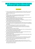 NR 327- RN Maternal Newborn Online Practice 2016 B-with 100% verified answers-2022