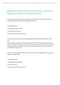 Hockenberry Wong's Chapter 02 Family&comma; Social&comma; Cultural&comma; and Religious Influences on Child Health Promotion