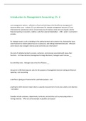 Introduction to Management Accounting