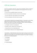 LETRS Unit 1 Assessment