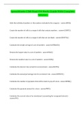 Spreadsheets C268 Final OA Study Guide With Complete Solution 