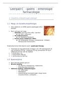 leerpad C gastro-enterologie farmacologie