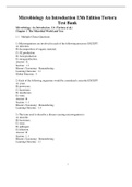Complete Test Bank Microbiology An Introduction 13th Edition Tortora   Questions & Answers with rationales &lpar;Chapter 1-28&rpar;