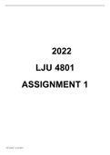 2022 LJU 4801 ASSIGNMENT 1