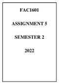FAC1601-ASSIGNMENT 5, SEMESTER 2, 2022
