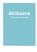 Afrikaans Taal, Skryfproses en Formate