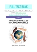 Modern Principles of Economics 3rd Edition Cowen Solutions Manual with Question and Answers&comma; 