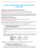 PHIL 347N Phil347 Critical Reasoning completed &semi; Answers provided
