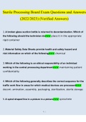 Sterile Processing STUDY BUNDLE PACK SOLUTION &lpar;Questions and Answers &rpar;&lpar;2022&sol;2023&rpar; &lpar;Verified Answers&rpar;