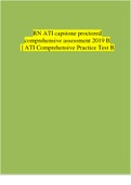 RN ATI capstone proctored comprehensive assessment 2019 B | ATI Comprehensive Practice Test B | Verified