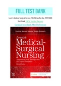 Lewis’s Medical Surgical Nursing 11th Edition Harding TEST BANK with Question and Answers, From Chapter 1 to 68  