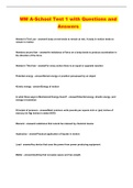 MM A  Bundled  Exam with Questions and Answers 