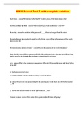 MM A School Test 2 with complete solution 