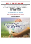 Test Bank for Essentials of Maternity Newborn and Women’s Health Nursing 4th Edition Susan Ricci