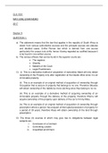 Exam (elaborations) CLA1501 - Commercial Law 1A (CLA1501) 