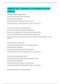 SWD392 Test 3 Questions And Quality Answers 2024&sol;25