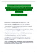 NSG552 Psychopharmacology  Exam 1&lpar;2024&sol;2025&rpar; 300 Questions  with Correct Answers &vert;&vert; Already  Graded A&plus; <LATEST VERSION>