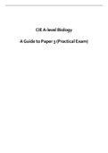 Biology Practical Exam Guide