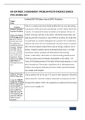 NR 439 WEEK 3 ASSIGNMENT: PROBLEM-PICOT-EVIDENCE SEARCH (PPE) WORKSHEET