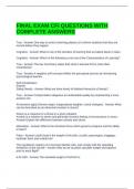 FINAL EXAM CFI QUESTIONS WITH COMPLETE ANSWERS&period;