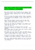 PRE-SOLO WRITTEN EXAM QUESTIONS WITH CORRECT ANSWERS&period;