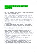CFI QUESTIONS WITH CORRECT ANSWERS