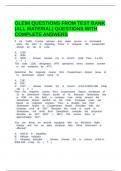 GLEIM QUESTIONS FROM TEST BANK &lpar;ALL MATERIAL&rpar; QUESTIONS WITH COMPLETE ANSWERS&period;