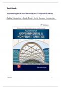 Test Bank For Accounting for Governmental and Nonprofit Entities 19th Jacqueline L Reck&comma; Latest Edition 2024  