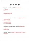 SAFE SPC 5&period;0 EXAM QUESTIONS AND ANSWERS 2024