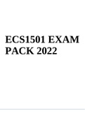 ECS1501 EXAM PACK 2022