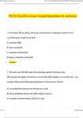PCCN ACTUAL BUNDLED EXAMS 2024 PREP WITH 700&plus; REAL EXAM QUESTIONS AND CORRECT ANSWERS WITH RATIONALES ALREADY GRADED A&plus;&sol; PCCN EXAM LATEST VERSION &lpar;BRAND NEW&excl;&excl;&rpar; PCCN Actual 2024 Questions with Verified Answers&comma; 100&percnt; Guarantee Pass Score &lpar;2024 &sol; 2025&rpar;
