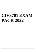 CIV3701 EXAM PACK 2022