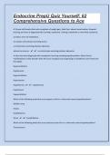 Endocrine Prep U 104 Exam Essentials&colon; Your Complete Question Guide And Answers&vert;2025