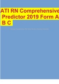 ATI RN Comprehensive Predictor 2019 Form A B C 