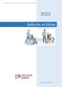 Reflectie en ethiek Praktijkleren 1 Verpleegkunde HU (Cijfer 8,8)