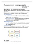 Management en organisatie &vert; Boek de organisatie als hulpmiddel 