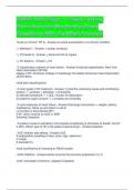 RNSG 2432 Exam 1&colon; Heart Failure&comma; Hemodynamic Monitoring Exam Questions With Certified Answers