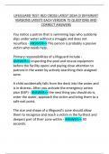 LIFEGUARD TEST&colon; RED CROSS LATEST 2024 &lpar;3 DIFFERENT  VERSIONS LATEST&rpar; EACH VERSION 75 QUESTIONS AND  CORRECT ANSWERS