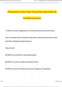 TEXAS PRINCIPLES Champions Exam Prep Texas State &lpar;2024 &sol; 2025&rpar; Questions with Verified Answers&comma; 100&percnt; Guarantee Pass Score