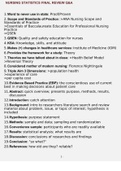 NURSING STATISTICS FINAL REVIEW QUESTIONS AND ANSWERS GRADED A&plus;