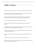 CISSP - Practice  questions and answers 2022&sol;2023