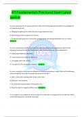 ATI Fundamentals Proctored Exam Latest update A nurse is planning care for a group of clients&period; Which of the following tasks should the nurse delegate to an assistive personnel&quest; a&period; Changing the dressing for a client who has a stage 3 pressure injury b&period; Det