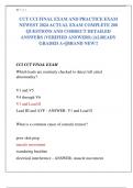   CCT CCI FINAL EXAM AND PRACTICE EXAM  NEWEST 2024 ACTUAL EXAM COMPLETE 200  QUESTIONS AND CORRECT DETAILED  ANSWERS &lpar;VERIFIED ANSWERS&rpar; &vert;ALREADY  GRADED A&plus;&vert;&vert;BRAND NEW&excl;&excl; 