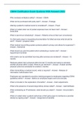 CMAA Certification Exam Qustions With Answers 2022