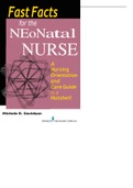 FAST FACTS FOR THE NEONATAL NURSE A Nursing Orientation and Care Guide in a Nutshell
