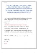 WEB WOC OSTOMY CONTINENCE FINAL  EXAM NEWEST 2024 ACTUAL EXAM  COMPLETE 100 QUESTIONS AND CORRECT  DETAILED ANSWERS &lpar;VERIFIED ANSWERS&rpar;  &vert;ALREADY GRADED A&plus;&vert;&vert;BRAND NEW&excl;&excl;