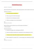NSG 5003 WEEK 4 QUIZ &ndash; QUESTION AND ANSWERS
