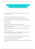 6512 Midterm Exam Questions And Answers 2024&sol;2025 Update