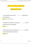 FDNYC F-60 FIRE GUARD Questions and Answers 100&percnt; Correct Latest 2024 Verified by Experts 100&percnt; Complete