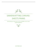 Summary of the PP. sheets for the PMMS course